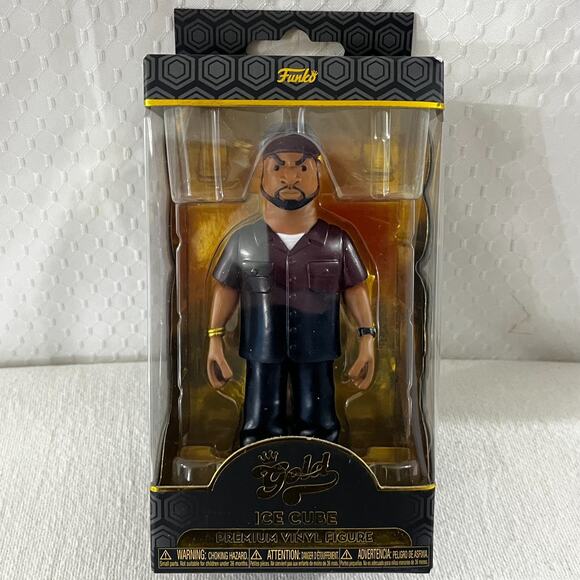 Funko Ice Cube Premium Gold Rapper Singer Hip Hop Vinyl Action Figure Doll - Picture 2 of 7